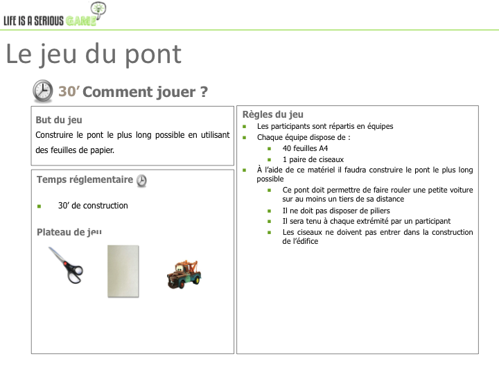 le jeu du pont