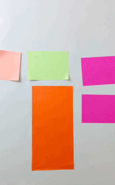 organisation post-it électrostatique 